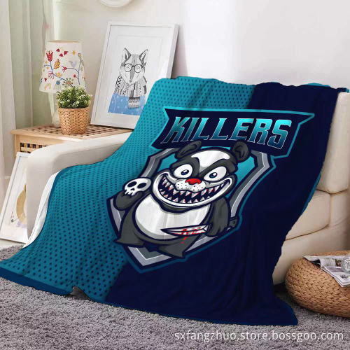 cheap wholesale super cute and soft panda slimming blankets